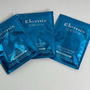 3 Sachets Elemis Cellutox Herbal Bath Synergy Packets No Box